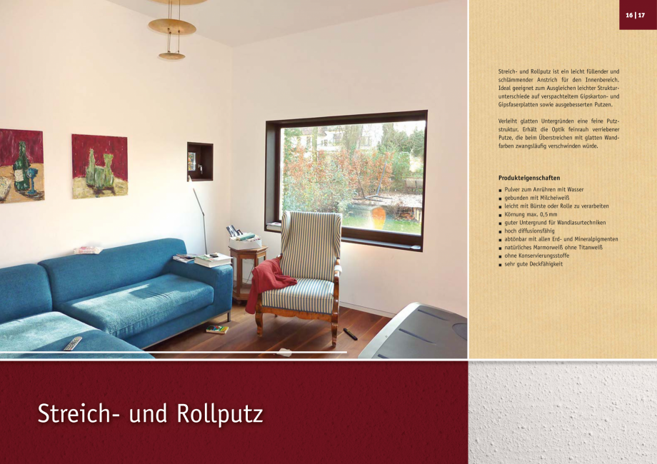 Pagina 9-Tencuieli decorative KREIDEZEIT 960.2-960.3, 968-969, 980-982, Tadelakt 275.1-275.4 Catalog, brosura...