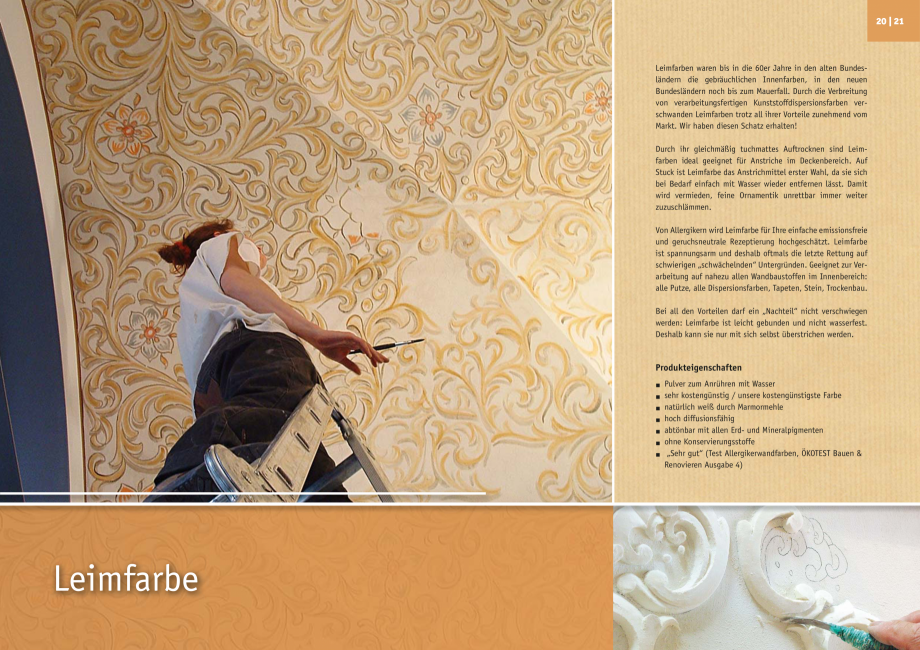 Pagina 11-Tencuieli decorative KREIDEZEIT 960.2-960.3, 968-969, 980-982, Tadelakt 275.1-275.4 Catalog, brosura...