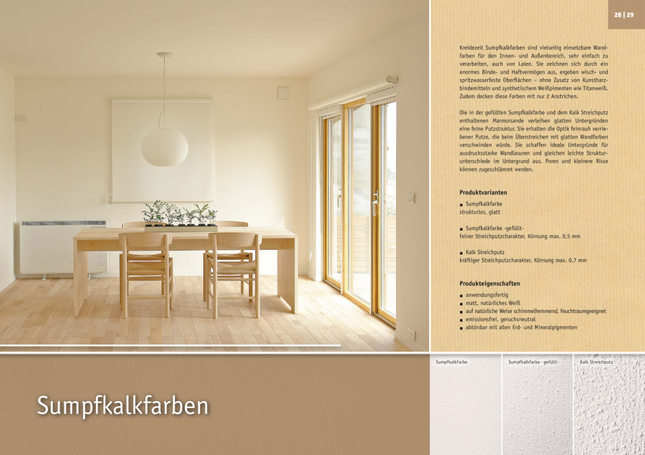 Pagina 15-Tencuieli decorative KREIDEZEIT 960.2-960.3, 968-969, 980-982, Tadelakt 275.1-275.4 Catalog, brosura...