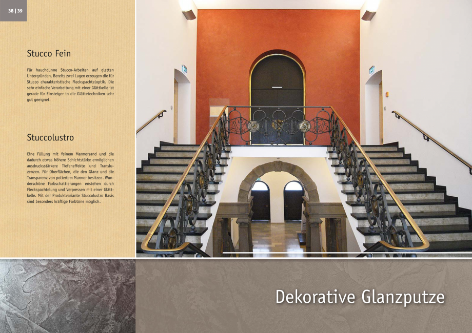 Pagina 20-Tencuieli decorative KREIDEZEIT 960.2-960.3, 968-969, 980-982, Tadelakt 275.1-275.4 Catalog, brosura...