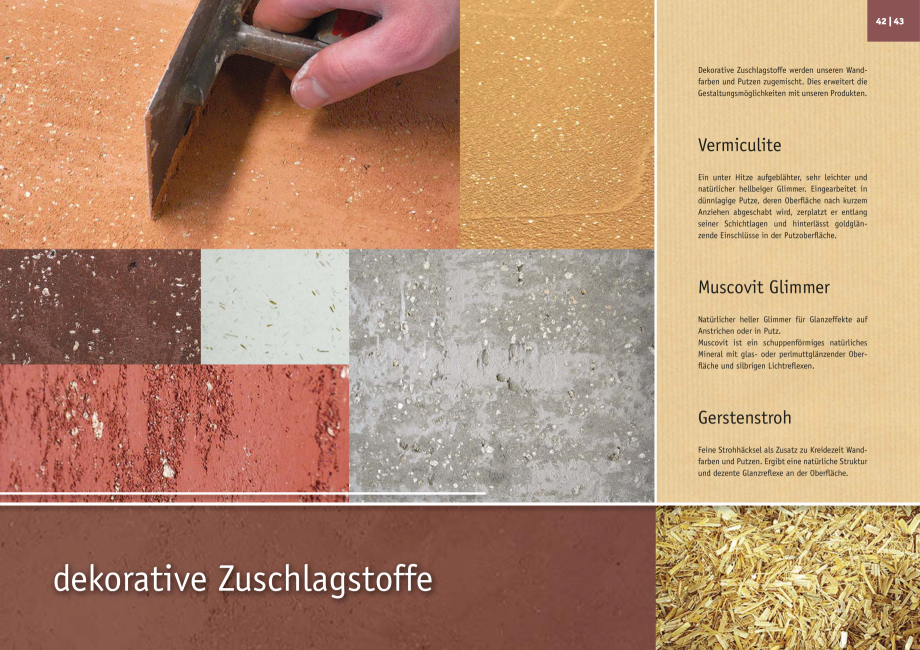 Pagina 22-Tencuieli decorative KREIDEZEIT 960.2-960.3, 968-969, 980-982, Tadelakt 275.1-275.4 Catalog, brosura...