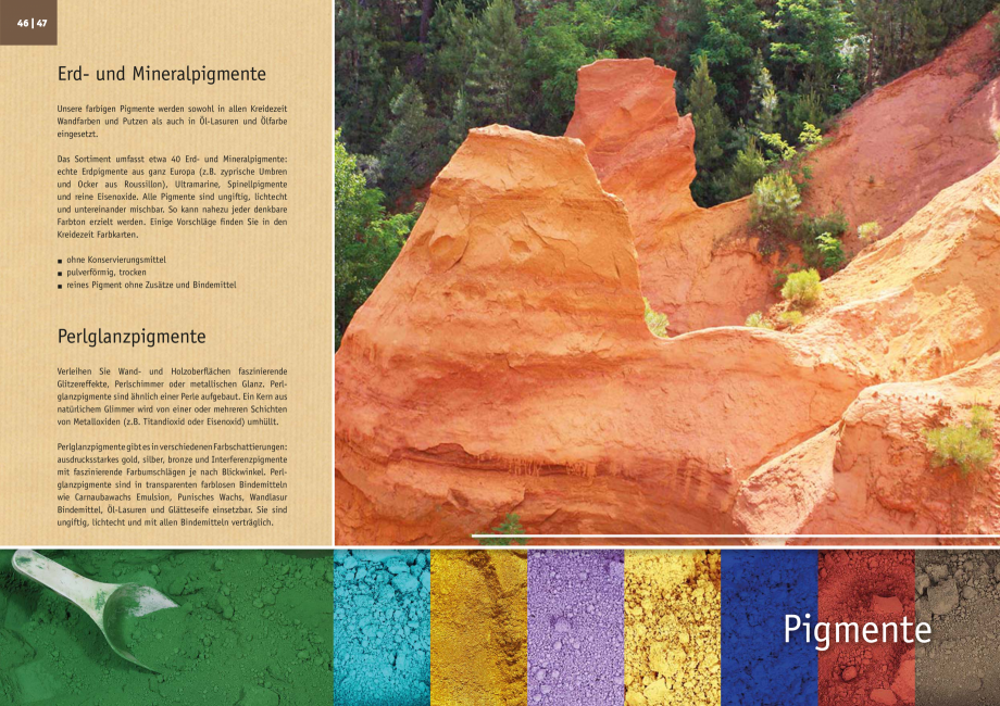 Pagina 24-Tencuieli decorative KREIDEZEIT 960.2-960.3, 968-969, 980-982, Tadelakt 275.1-275.4 Catalog, brosura...