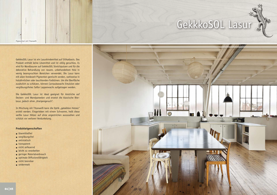 Pagina 33-Tencuieli decorative KREIDEZEIT 960.2-960.3, 968-969, 980-982, Tadelakt 275.1-275.4 Catalog, brosura...