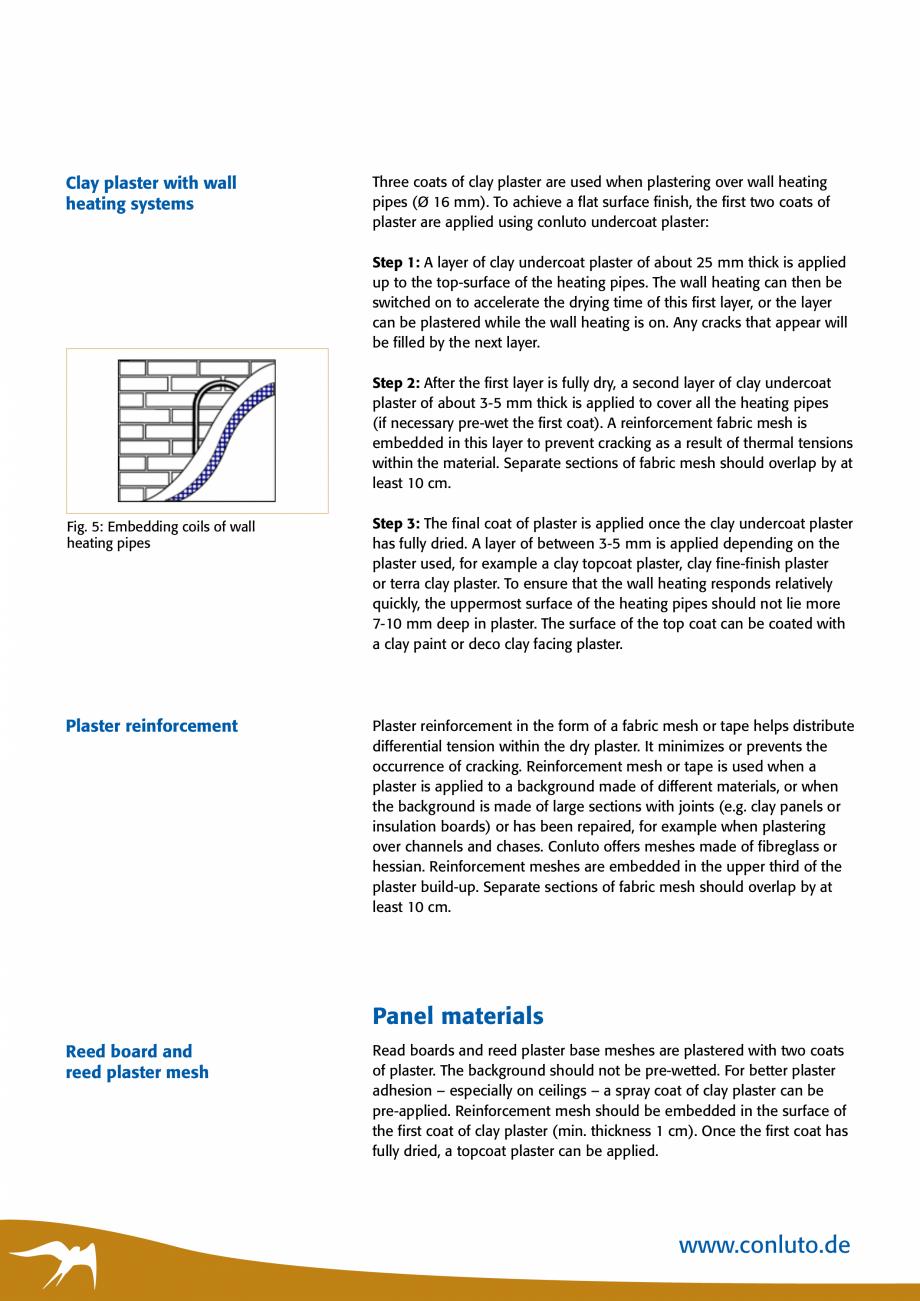 Pagina 16-Tencuieli de argila pentru interior conluto Catalog, brosura Engleza sack labels.

www.conluto.de
...