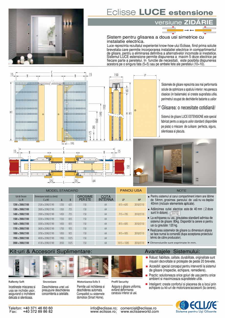 Pagina 1-Sistem pentru glisarea a doua usi in oglinda si incorporarea instalatiei electrice - versiunea...