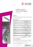 Profil metalic din tabla zincata SINIAT - CW50 NIDA Metal