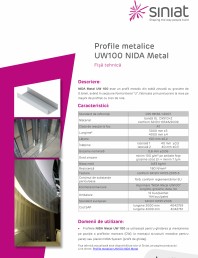 Profil metalic din tabla zincata