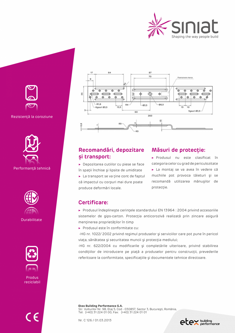Pagina 2-Brida reglabila 9-12 NIDA Metal SINIAT Fisa tehnica Romana  reglabilă 9-12 NIDA Metal

www.siniat....
