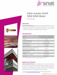 Diblu metalic 6x40 DN6 NIDA Metal