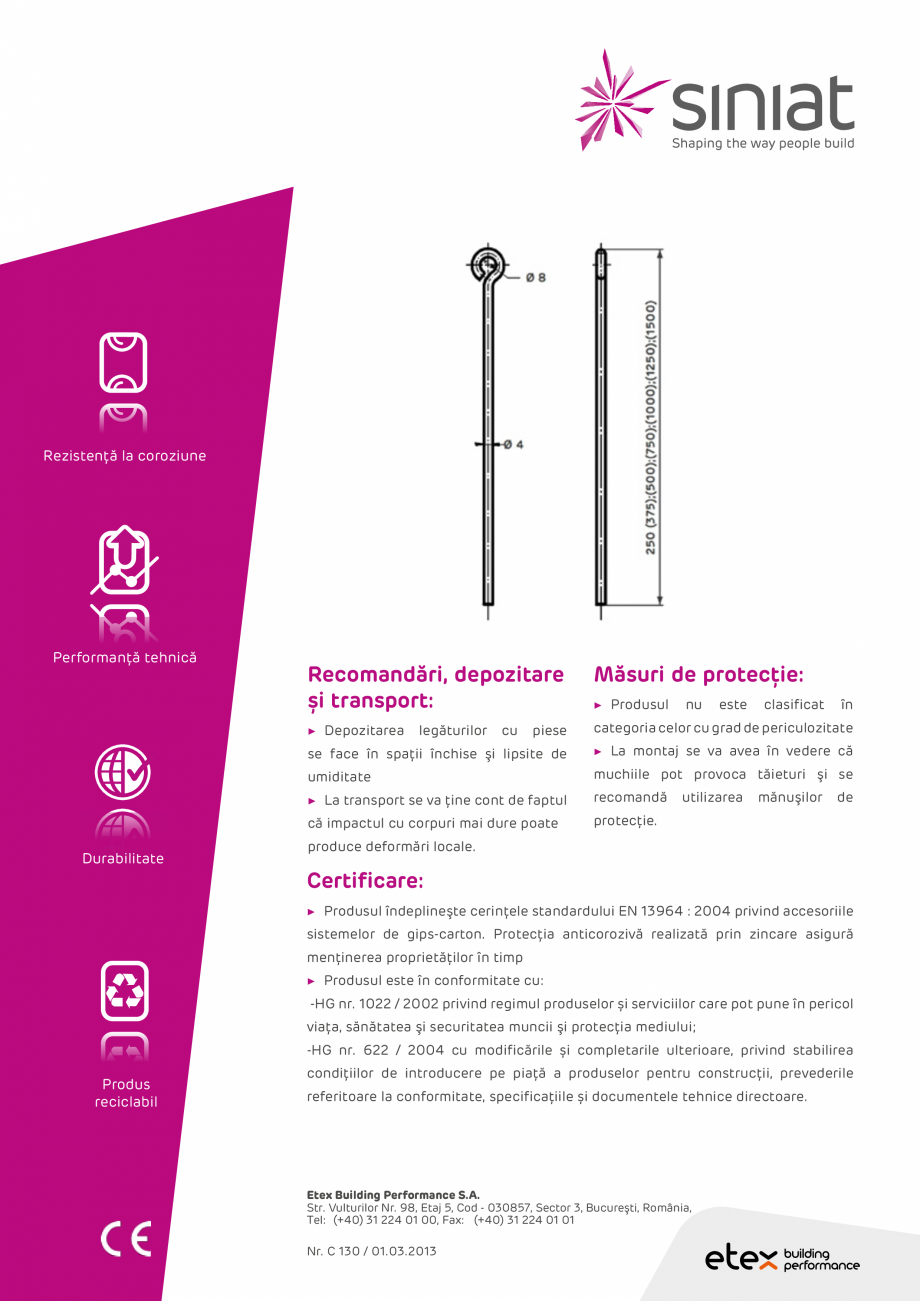 Pagina 2-Tirant (tija) cu inel NIDA Metal SINIAT Tirant cu inel  Fisa tehnica Romana personalizate.

Domenii ...