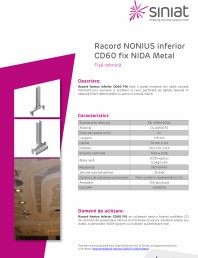 Racord NONIUS inferior CD60 fix NIDA Metal
