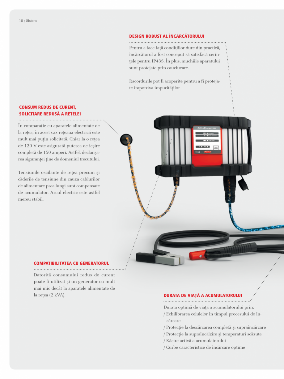 Pagina 10-Echipament de sudura cu electrozi SEI FRONIUS AccuPocket 150/400 Catalog, brosura Romana  nominală:...