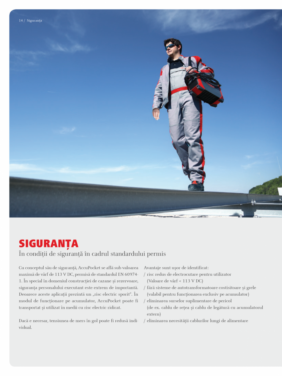 Pagina 14-Echipament de sudura cu electrozi SEI FRONIUS AccuPocket 150/400 Catalog, brosura Romana /
/ /
/ /
/...