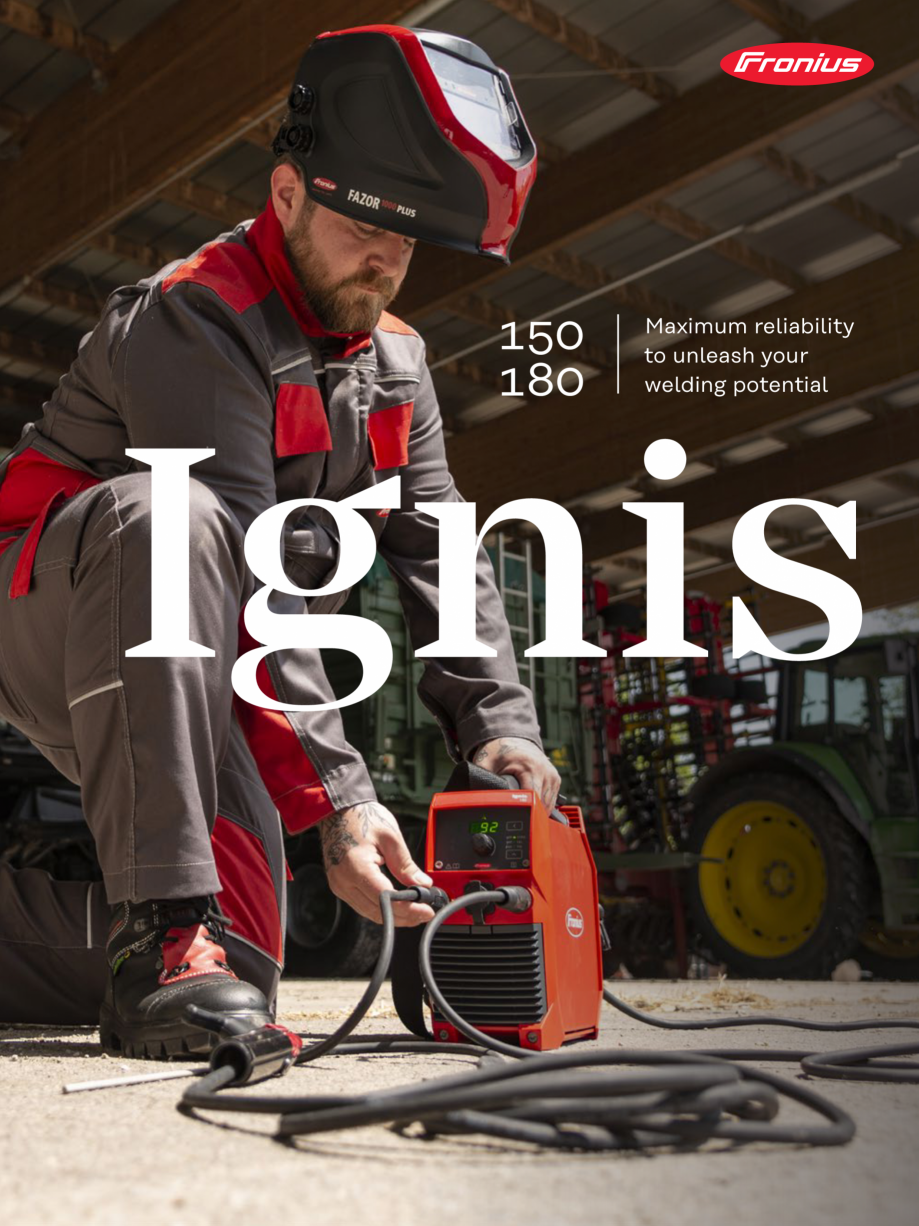 Pagina 1-Echipament sudura cu electrozi SEI FRONIUS FRONIUS Ignis 150 Catalog, brosura Romana 150
180
...