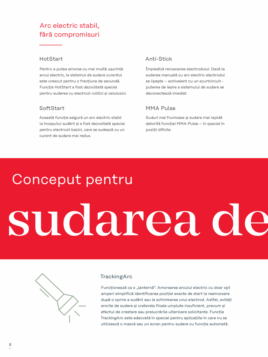 Pagina 8-Echipament sudura cu electrozi SEI FRONIUS FRONIUS Ignis 150 Catalog, brosura Romana s
vă ajută...