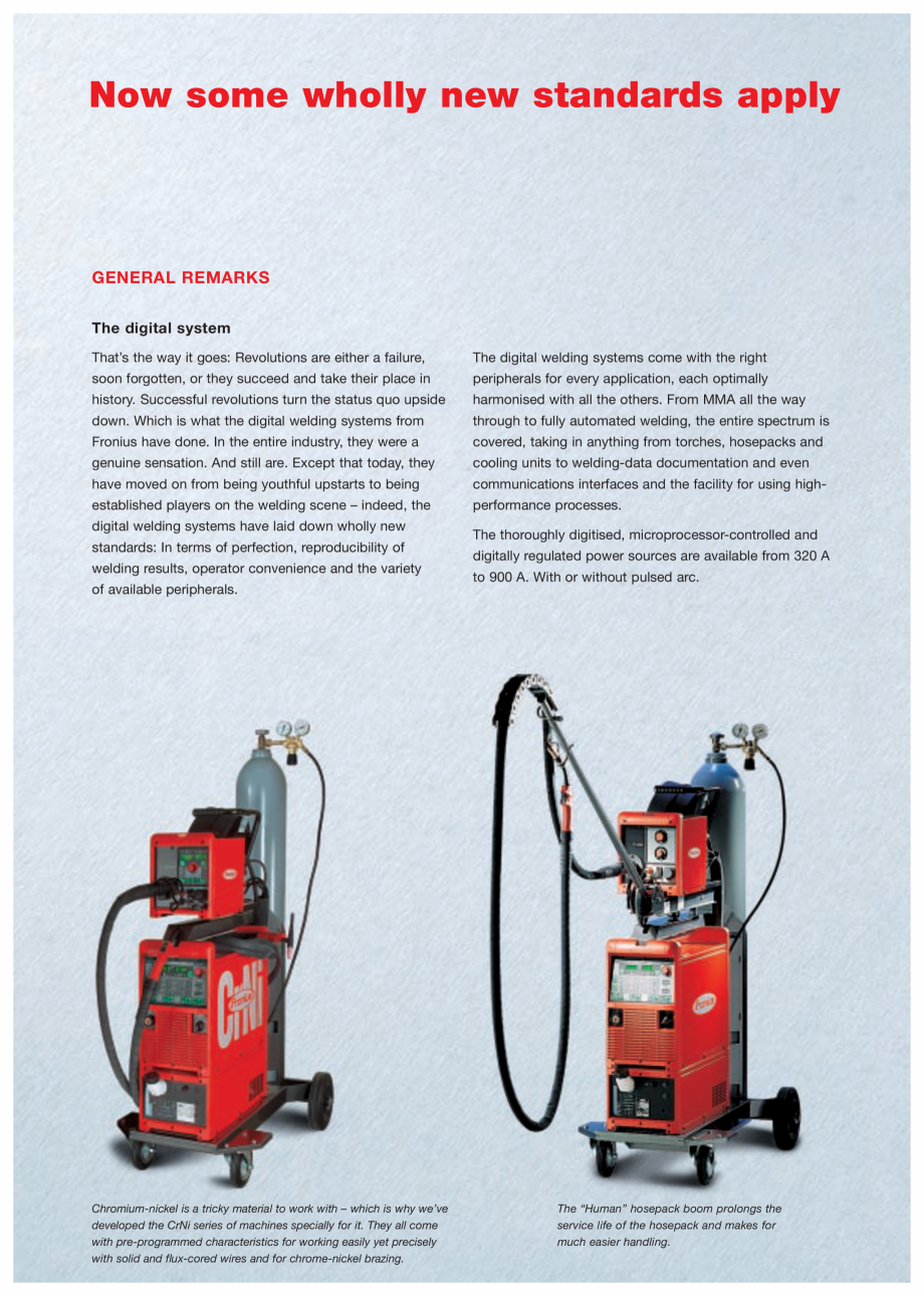 Pagina 2-Echipament sudura MIG/MAG  FRONIUS Transpuls Synergic 4000 Catalog, brosura Engleza ablished players...