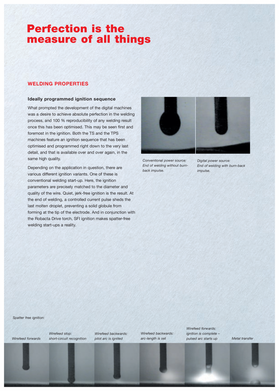 Pagina 4-Echipament sudura MIG/MAG  FRONIUS Transpuls Synergic 4000 Catalog, brosura Engleza heets and for...