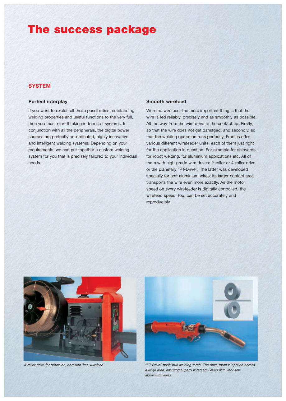 Pagina 8-Echipament sudura MIG/MAG  FRONIUS Transpuls Synergic 4000 Catalog, brosura Engleza y risk of...