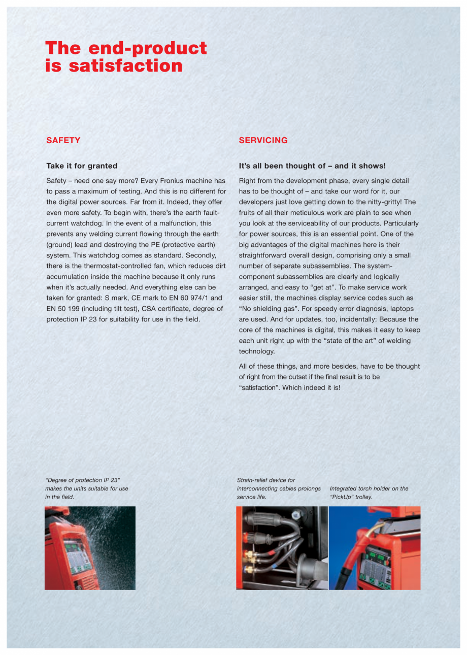 Pagina 14-Echipament sudura MIG/MAG  FRONIUS Transpuls Synergic 4000 Catalog, brosura Engleza telemetry data...