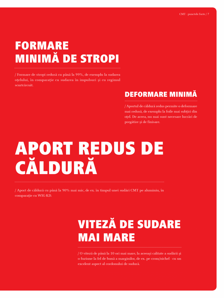 Pagina 7-Echipament sudura MIG/MAG  FRONIUS Transpuls Synergic 4000 Catalog, brosura Romana NĂ AMESTECARE...