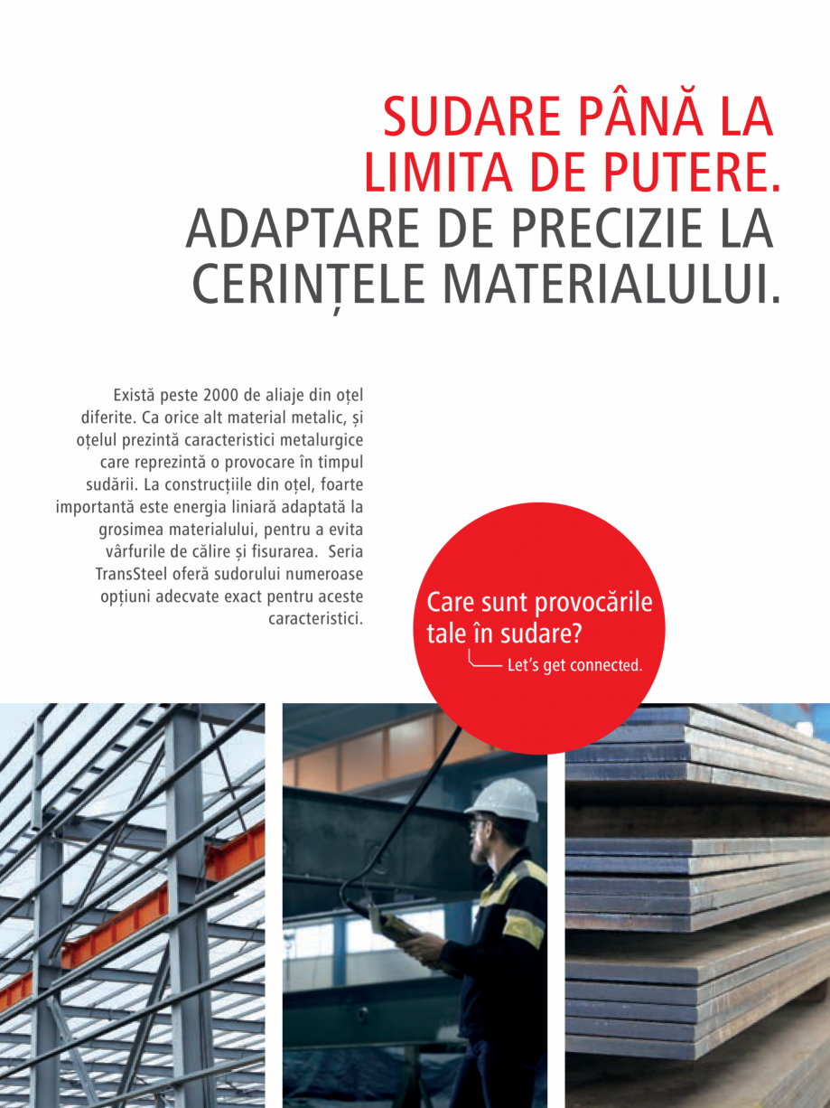 Pagina 2-Echipament sudura MIG/MAG FRONIUS TransSteel 3500 Synergic Catalog, brosura Engleza ecvat pentru o...
