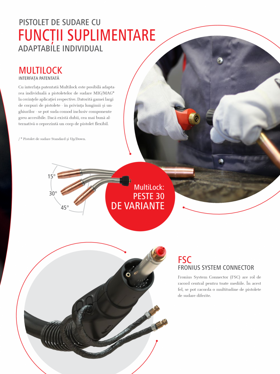 Pagina 9-Echipament sudura MIG/MAG FRONIUS TransSteel 4000 Pulse Catalog, brosura Romana lui USB
conectat se ...
