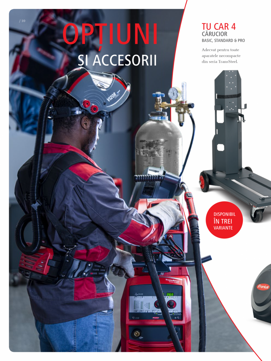Pagina 10-Echipament sudura MIG/MAG FRONIUS TransSteel 4000 Pulse Catalog, brosura Romana gică
Mod de...