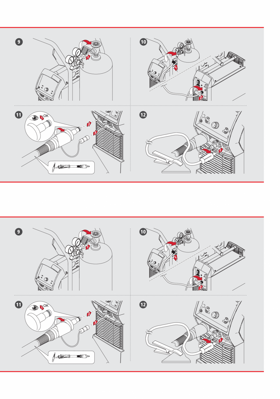 Pagina 5-Ghid rapid de utilizare - aparat sudura - racire cu gaz FRONIUS iWave 190i AC/DC Instructiuni montaj...