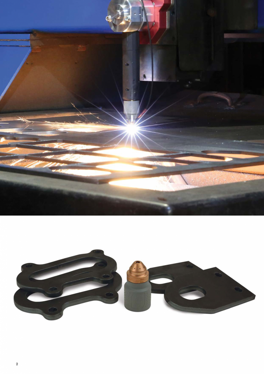 Pagina 2-Sisteme profesionale cu plasma cu aer la 65-105 amps HYPERTHERM Powermax105 SYNC Catalog, brosura...