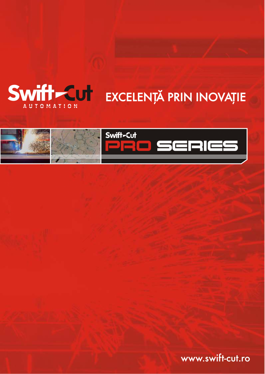 Pagina 1-Prezentare Sisteme CNC de taiere cu plasma SWIFT CUT PRO 1250 Catalog, brosura Romana 