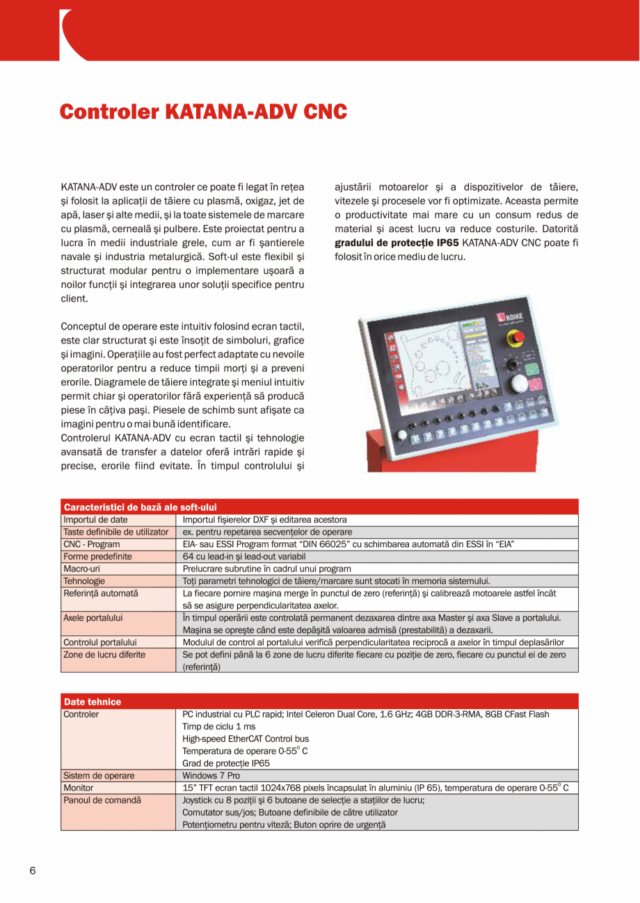 Pagina 6 - Sisteme portabile de taiere cu oxigaz si plasma KOIKE Catalog, brosura Romana 