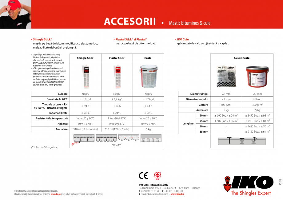 Pagina 2-Masticuri si cuie pentru acoperis cu sindrila bituminoasa  IKO SHIELD, PREMIUM, LAMINATED, CLASSIC, ...