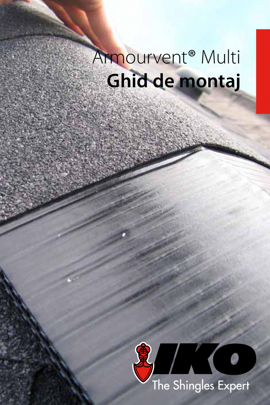 Pagina 1-Ghid de montaj piesa de ventilatie multifunctionala  IKO ARMOURVENT MULTI Instructiuni montaj,...