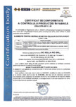 Certificat de conformitate a controlului productiei in fabrica 2019 YTONG