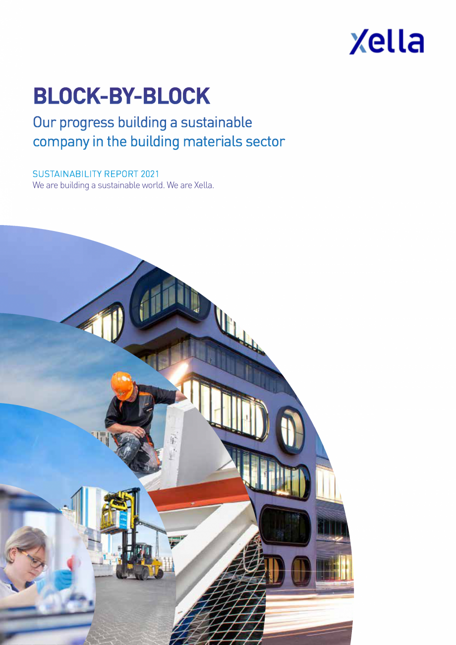 Pagina 1-Xella  - Raport de sustenabilitate  Catalog, brosura Engleza BLOCK-BY-BLOCK

Our progress building a...