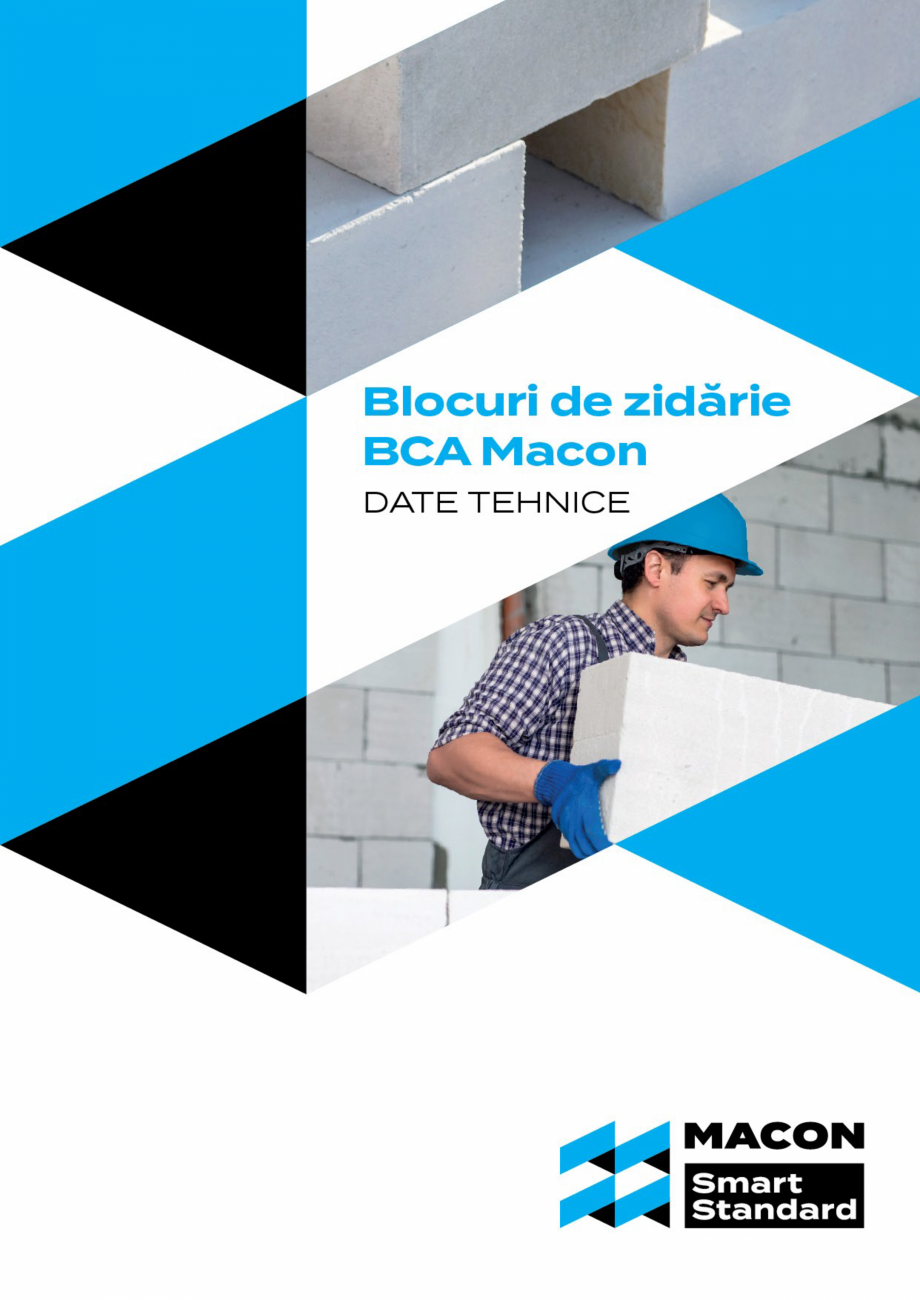 Pagina 1-Blocuri de zidarie BCA Macon MACON SMART STANDARD Smart Standard pentru pereti    exteriori, Smart...
