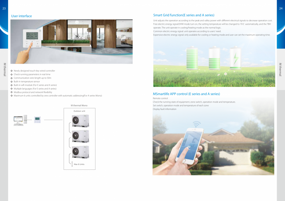 Pagina 13-Pompe de caldura Aer-Apa MIDEA Monobloc 6 kW, Monobloc 8 kW, Monobloc 10 kW, Monobloc 12 kW, Split 6...