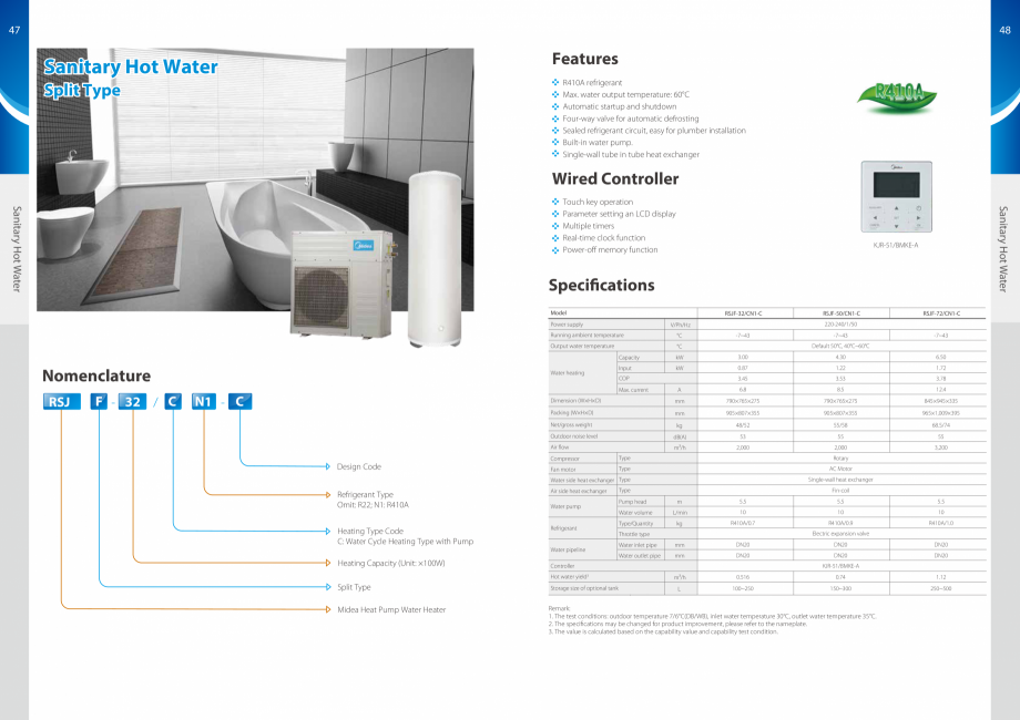 Pagina 25-Pompe de caldura Aer-Apa MIDEA Monobloc 6 kW, Monobloc 8 kW, Monobloc 10 kW, Monobloc 12 kW, Split 6...