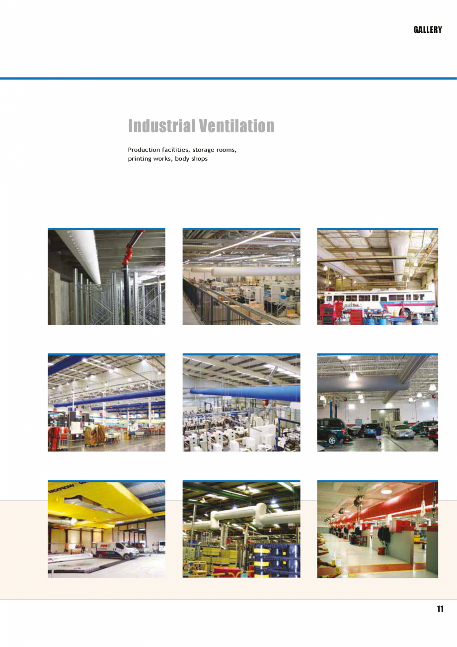 Pagina 10-Tubulatura textila - dispersia aerului FabricAir Trevira, Combi, Poly, AntiStat, Glass 220...