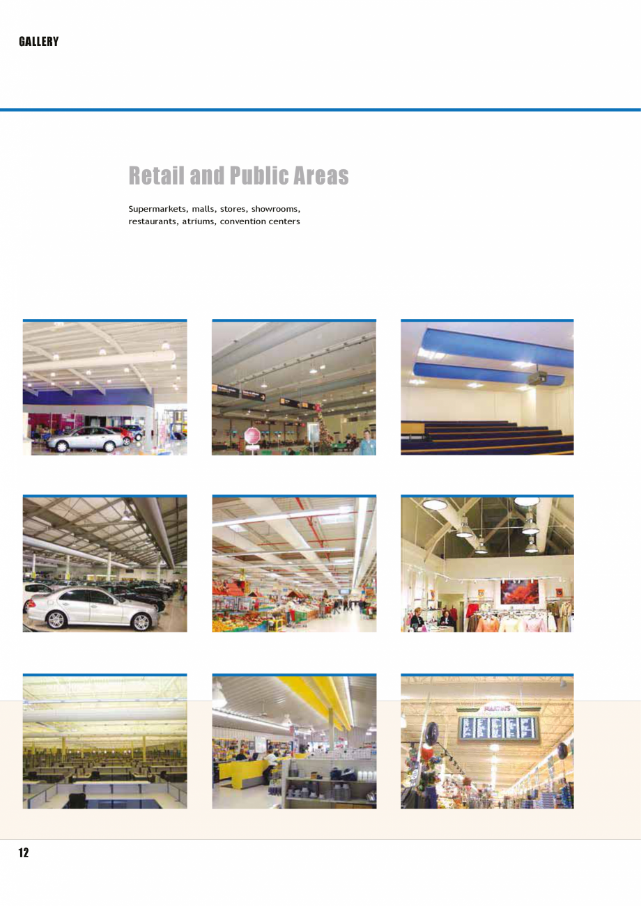 Pagina 11-Tubulatura textila - dispersia aerului FabricAir Trevira, Combi, Poly, AntiStat, Glass 220...