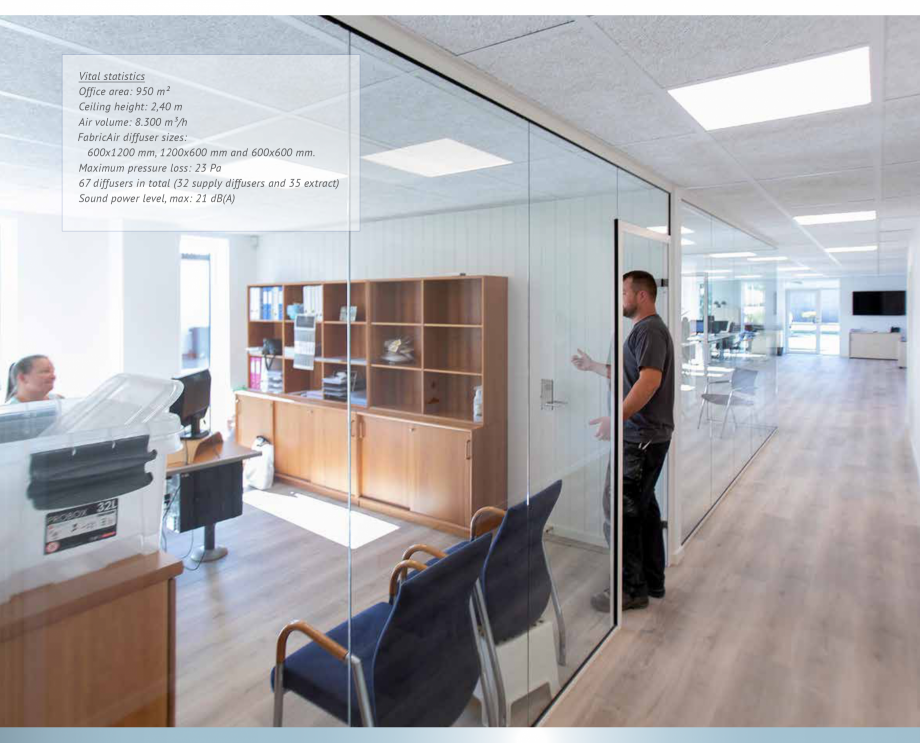 Pagina 10-Difuzoare de tavan pentru tubulatura textila FabricAir Difuzor Catalog, brosura Engleza ensions

end...