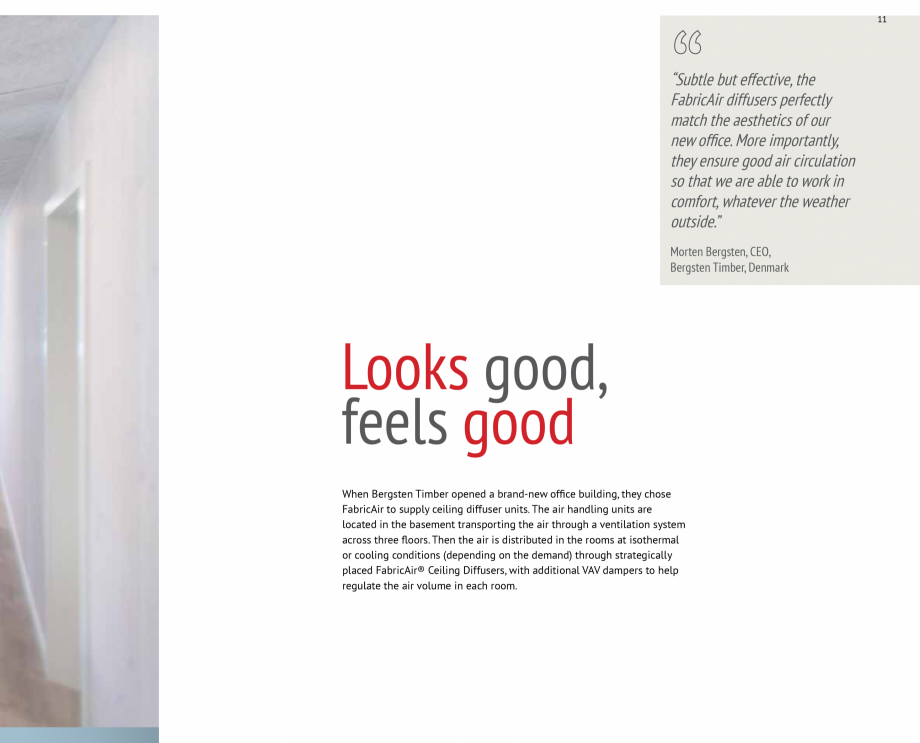 Pagina 11-Difuzoare de tavan pentru tubulatura textila FabricAir Difuzor Catalog, brosura Engleza tandards EN ...