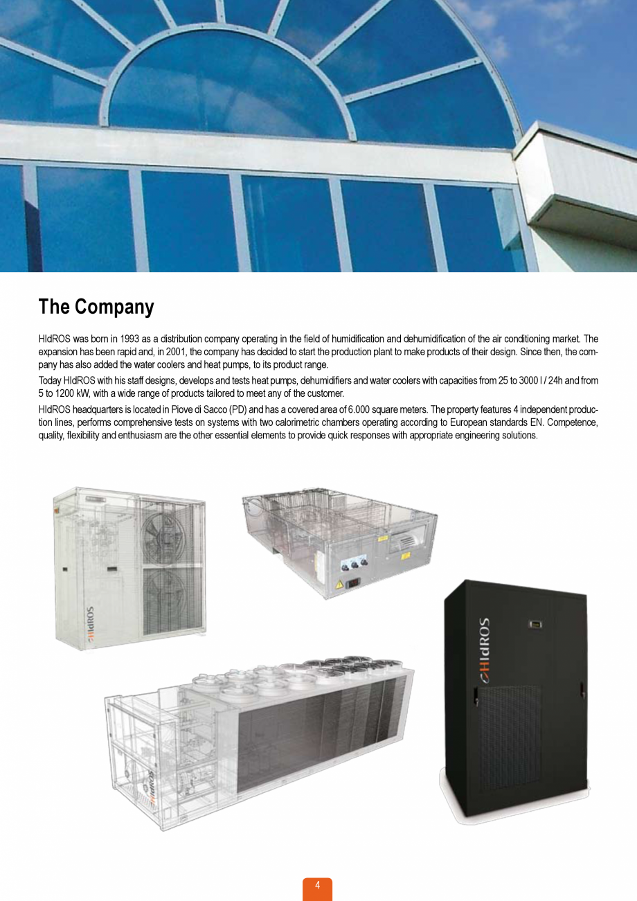 Pagina 3-Catalog sisteme de climatizare Close Control HACE DXA, DXW Catalog, brosura Engleza que Empresarial ...
