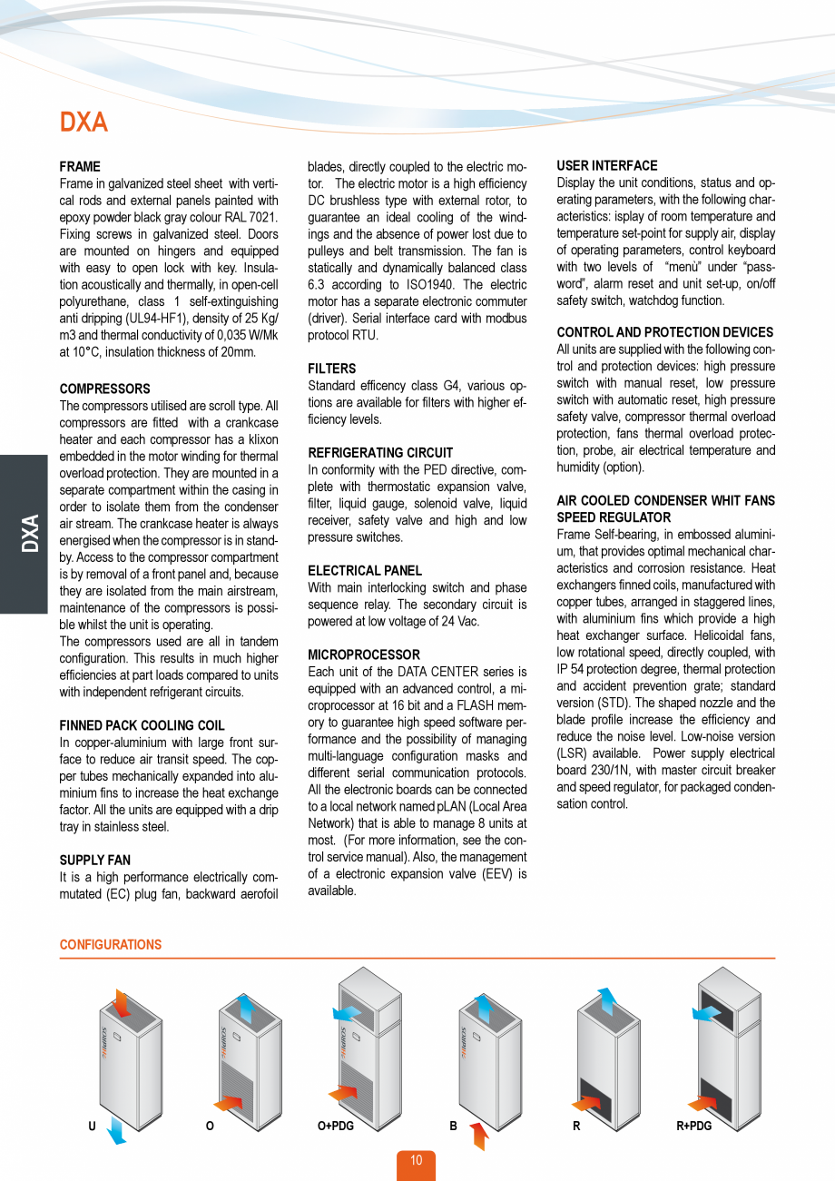 Pagina 9-Catalog sisteme de climatizare Close Control HACE DXA, DXW Catalog, brosura Engleza 0

48,0

63,0
...