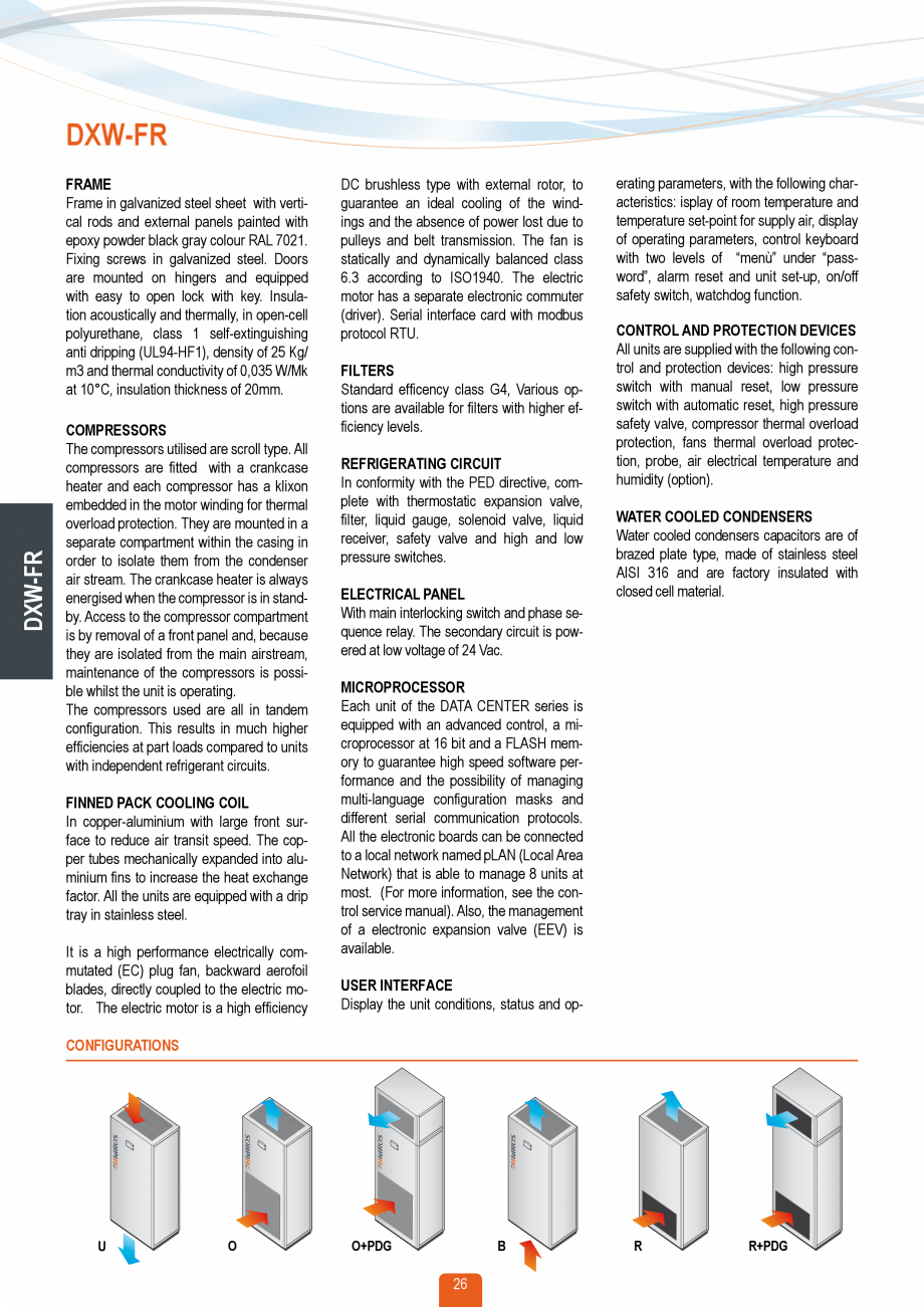 Pagina 25-Catalog sisteme de climatizare Close Control HACE DXA, DXW Catalog, brosura Engleza of 0,035 W/Mk
at...