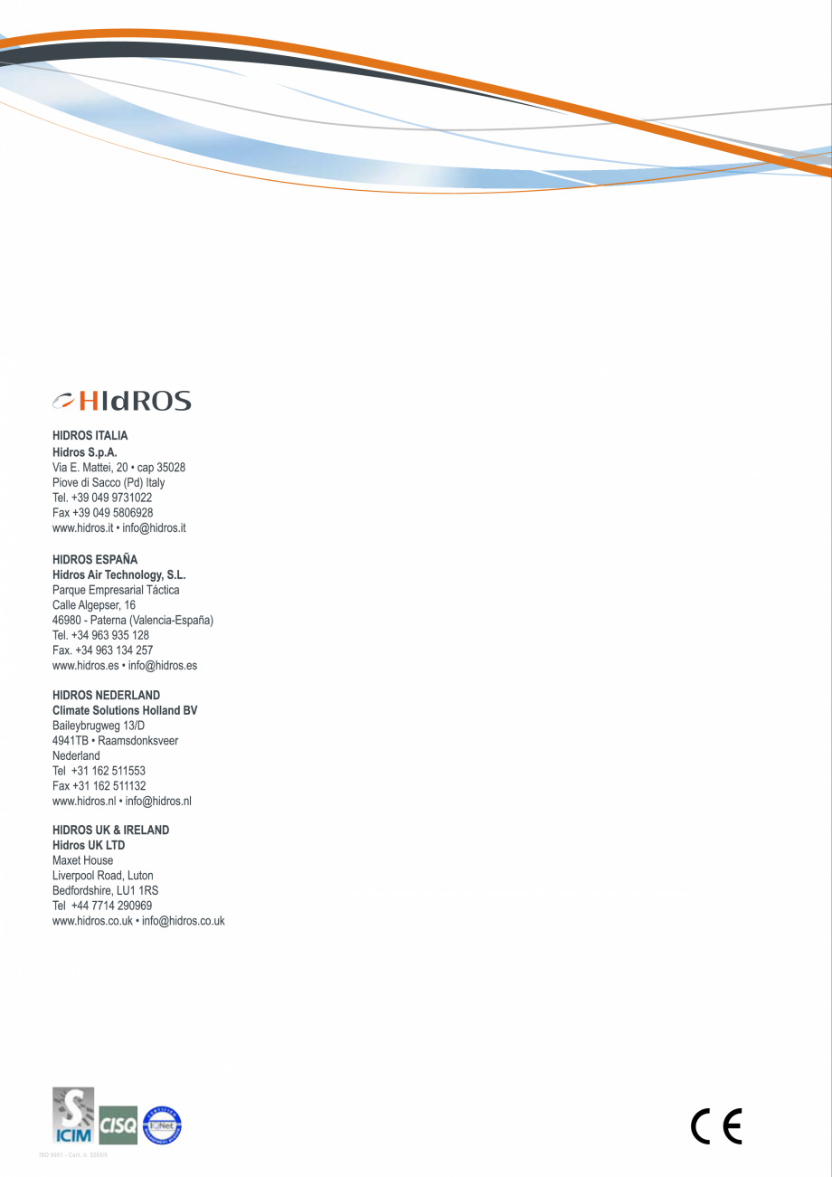 Pagina 27-Catalog sisteme de climatizare Close Control HACE DXA, DXW Catalog, brosura Engleza y circuit is...