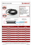 Cablu incalzitor  AMASS - AMSflex 20