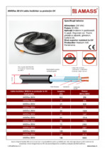 Cablu incalzitor cu protectie UV AMASS