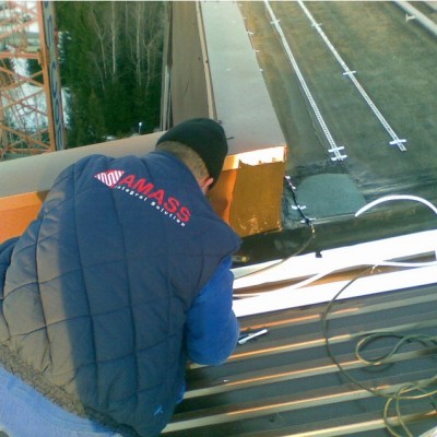 AMASS Montare cabluri degivrare si anti-inghet pentru acoperis - Cabluri degivrare anti-inghet pentru jgheaburi burlane rampe