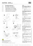 Instructiuni montaj pentru unitatea de prize KAPSA XXS BACHMANN - 